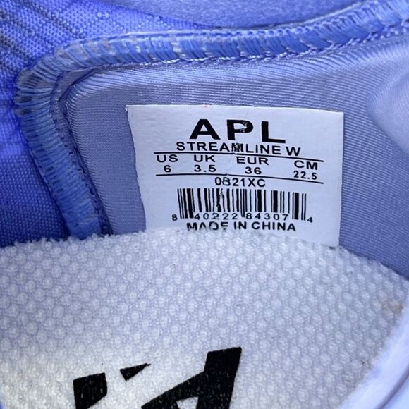 APL Athletic Propulsion Labs Women's Streamline Sneakers Size 6 Purple White - Picture 14 of 15
